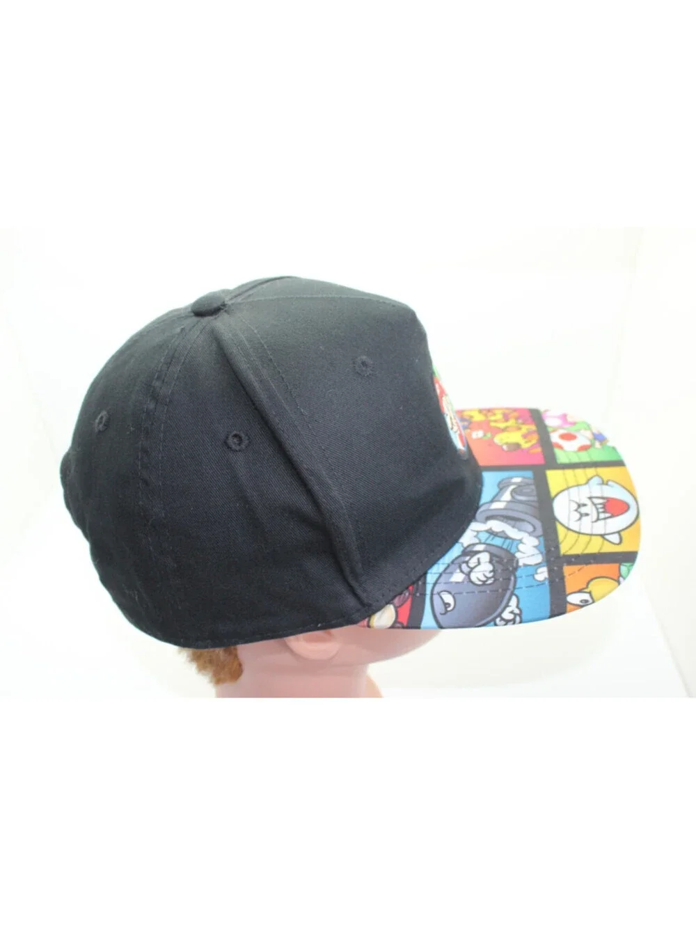 Nintendo Super Mario & Luigi Youth Snapback Hat One Size And 2 Pair Crew Socks